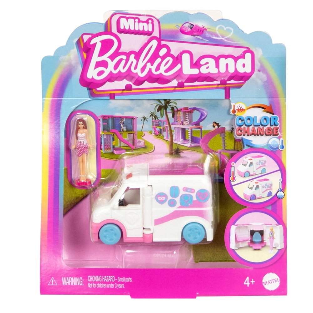 Barbie Mini BarbieLand Care Clinic Vehicle & Medical‎ Office